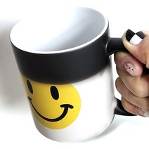 스마일 변색머그컵/해피, 1개