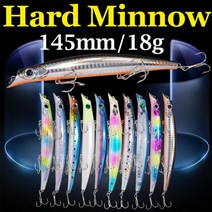 암산코리아 농어용 대박 미노우 145mm 18G 바다용루어 seabass 농어루어 씨배스 루어낚시 바다루어낚시 농어시즌 농어낚시 져크베이트 농어낚시채비, 색상 2번