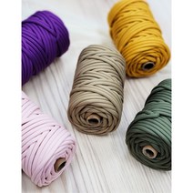 6.5mm 40yard 530g 무광 굵은 폴리에스터 우동끈 로프 우동실, No.2