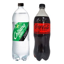 코카콜라 제로 업소용 1.25L 3입 + 칠성사이다 제로 업소용 1.25L 3입, 6개