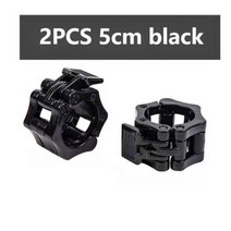 운동 봉 기구 풀업 바 문 역기 턱걸이 평행 실내 트랩 등 가정용 벨 중량 홈트레이닝2pcs 5cm 무게 클립 퀵 릴리스 고리 잠금 클립 역도 피트니스 강도 훈련을위한 덤, 검은색