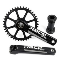 RACEWORK 도로 자전거 Crankset 404244T GXP 단일 체인 101112 와이드 좁은 스프로킷 CNC 크랭크 세트 1701725175mm