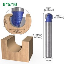 밀링작업대 드릴링머신 작업대 밀링선반 미니 6mm 핸들 전문가 등급 둥근 바닥 칼 하단 절단 칼 트리밍 공, 02 B