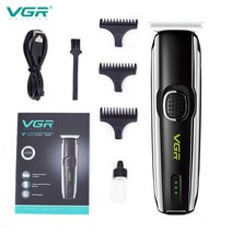 이발기 바리깡 VGR 020 전문 헤어 클리퍼 퍼스널 커터 USB 수염 남성 트리머 이발사 기계 바버리아, 01 VGR 020