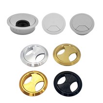 전선캡 모음 책상 테이블 선정리 커버 구멍 마개, 02_스프링전선캡 60Ø 화이트