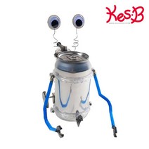 초등어린이 과학배우기 교구 깡통로봇 과학실험놀이 교육장난감, 단품