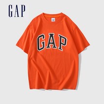 Gap T-shirt 경전 운동 패션 캐주얼 반팔 순면 라운드 칼라