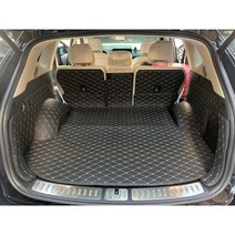 블루아이 볼보 XC60 T8 차박 풀커버 트렁크매트, 커피