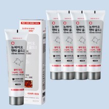[ 시린이 ] 뉴바이오 덴타 골드 치약 잇몸염증 시린이 예방 & 완화, 200g x 5개