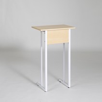 동서가구 엘리안 비스포크 포스코 스틸 철제 스탠딩 데스크 16colors DF643768, 옐로우, 화이트