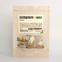 자연지인 국내산 연근연잎 차 삼각티백 1g 연근 연잎 비트 차, 100T