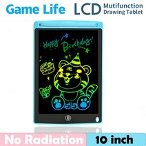 스크린톤 글라스펜 전자 스케치북 led 어린이 교육용 장난감 10 인치 다채로운 그림 전자 드로잉 보드 쓰