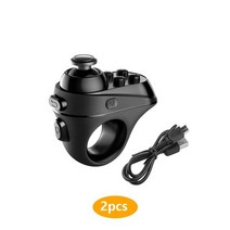VR 컨트롤러 호환용 r1 블루투스 호환 4.0 vr 무선 게임 패드 조이스틱 게임 원격 제어 los 및 android 스마트폰용, 검은색