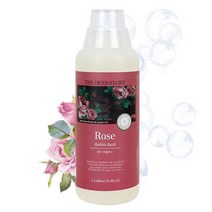 거품 입욕제 장미 꽃향 천연 에센셜 오일 버블바스 1000ml