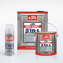 일신 SUS COAT 316-L 내열부식억제용 스테인레스코팅제 420ml, 은색