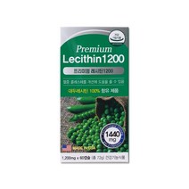 프리미엄 레시틴1200 60캡슐 인지질, 1200mg, 1개