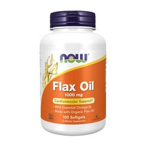 [Now Foods] 나우 푸드 아마씨 오일 1000 mg 100 소프트젤