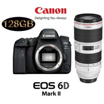 캐논 EOS 6D Mark Il BODY + 렌즈구성 풀패키지 PACKAGE, EF70-200 F2.8L IS III USM+128G
