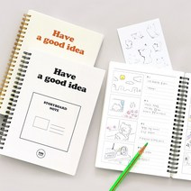 인디고 기본 A5 스토리보드 노트 (플롯 아이디어), [B7 08-004889] 오렌지