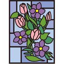 플라워 포일아트FOIL ART(10개)