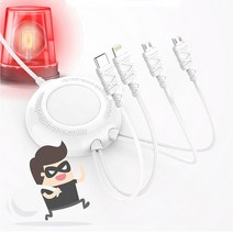 팝폰 업소용 공공장소 도난방지 멀티케이블 충전기 휴대폰충전기 관공서 고속충전기 사은품, 민트TC-41