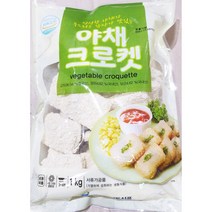 냉동 야채고로케 튀김 1kg 에어프라이어 고로케생지, 1개