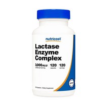 뉴트리코스트 락타아제 엔자임 컴플렉스 120캡슐 / Nutricost Lactase Enzyme Complex, 1개