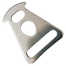 캐노피 버클 헤비 듀티 삼각형 버클 후크 캠핑 야외 대피소 천막, 스테인레스 스틸, 은