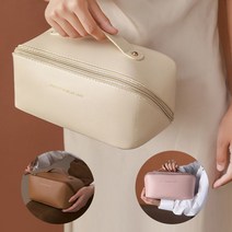 빅사이즈 손잡이 파우치 화장품 수납 가방
