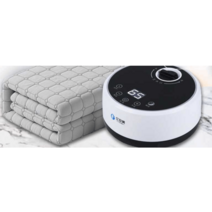 무소음 온수장판 1인용 거실 온수매트 차박 싱글 더블, 그린 온도 조절기  90x180cm