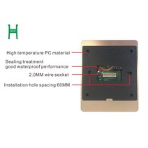 QR-코드 Mifare EM NFC RFID 카드 리더기 키패드 맞춤형 HID(Iclass) 액세스 제어 출력 RS485/RS232, 01 Wiegand26 34