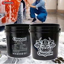 국산 마포걸레 탈수기 마대 짤순이 대걸레 짜는기계 철발, 08: 오리곤 고강도 버킷 18L(블랙)