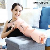 닥터라이프 [닥터라이프] V7 공기압 다리 사지압박순환장치/의료기기/국내생산/ 본체+다리세트(화이트 핑크), 화이트