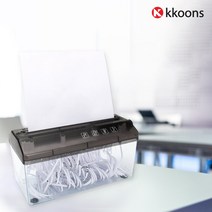 NUNUBITEL_가정용 수동 문서 파쇄기 세절기 세단기 A4 DD-10857 사무용품 사무실 회사 대학교 정보보호 소형미니 택배운송장 종이 영수증 보안_NUB누비텔레숍, 옵션이없는_단일품목입니다