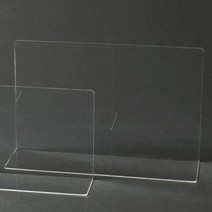 아크릴칸막이(대) 4471 아크릴 진열대 행사 판매 소품 진열 식당 메뉴 POP