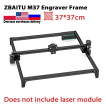 레이저커팅기 레이저가공기 아크릴조각기 ZBAITU 80W 각인기 10W 출력 CNC 커터 370*370mm 3D 목재 라우터 조각 및 절단 기계 RU/PL/US 창고, 07 M37 Frame