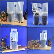 보름달비닐 커피비닐캐리어 인쇄 무지- 200매 12종, Take인쇄2구(32oz)35*32+4