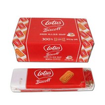 커피과자 로투스 비스코프 싱글팩312g 300개(유통기한임박 23년 11월 13일)