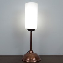 황동 원통1봉 LED 동스탠드 인테리어 조명 침실 취침 무드등