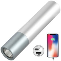 캠핑 아웃도어 용품새로운 LED 야외 강한 조명 조명 내장 -리튬 배터리 USB 충전 선물 손전등 18650 손전등, D02 Black Zoom-2600 mah