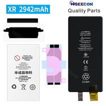 자동차 차량용 인산철 시동 보조 배터리 팩 교체 밧데리 hiseecon oem 셀 no flex for iphone 13 pro 12 11 xr xs max mini 전화 수리, XSM 10개