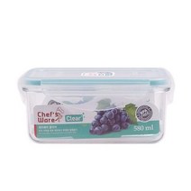 STI808444주방용품 밀폐 셰프웨어 클리어 직사각 as-022(580ml), 본품_mimi본품_