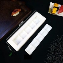 JINGHENG 초밥 몰드 주먹밥 일본 일체형 10입자 상업용 공구 군함, T01-초밥몰드10입자스몰사이즈