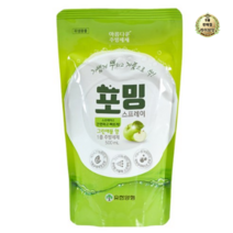 유한양행 포밍 스프레이 주방세제 리필, 9개, 500ml