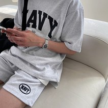 반팔 쭈리 나염 반바지 세트 셋업(2color)