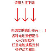 해외발송 (전동스쿠터)DIY 네 바퀴 전기 스쿠터 액세서리 원격 제어 컨트롤러 마더 보드 모터 휠-10470, 단일옵션, 05. 4.4ah 듀얼 드라이브 패