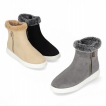 ELCANTO 마쯔 여성 스웨이드 퍼 캐주얼 부츠 3cm LCWA25M34V 292090