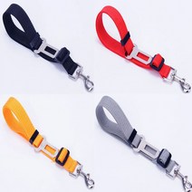 애견 애완 강아지 안전벨트 차량용 드라이브필수템, 오렌지