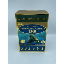 호주직구 WEALTHY HEALTH Bio Green Lipped Mussell 2500 180캡슐 1PACK, 수량, 상세참조