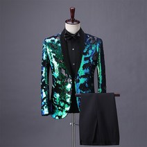 트로트 밤무대 가수 사회자 의상 반짝이 슈트 자켓